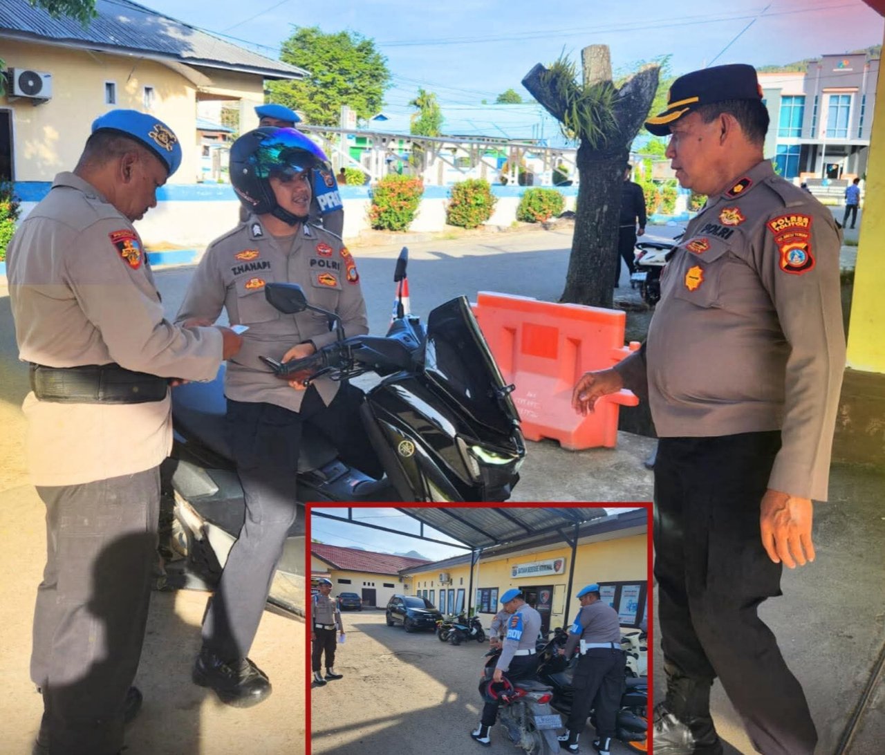 Propam Polres Tolitoli Periksa Kendaraan Personel di Hari Kedua Operasi Keselamatan Tinombala 2026