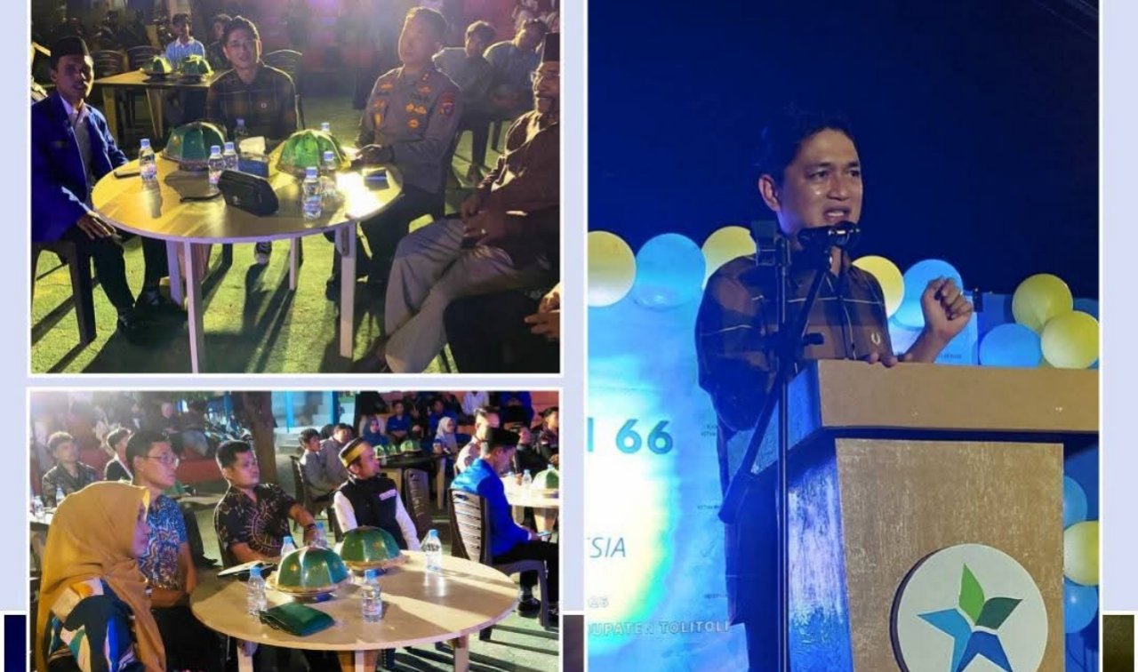 Wabup Moh Besar Bantilan Serukan Aksi Nyata di Harlah ke-66 PMII Tolitoli