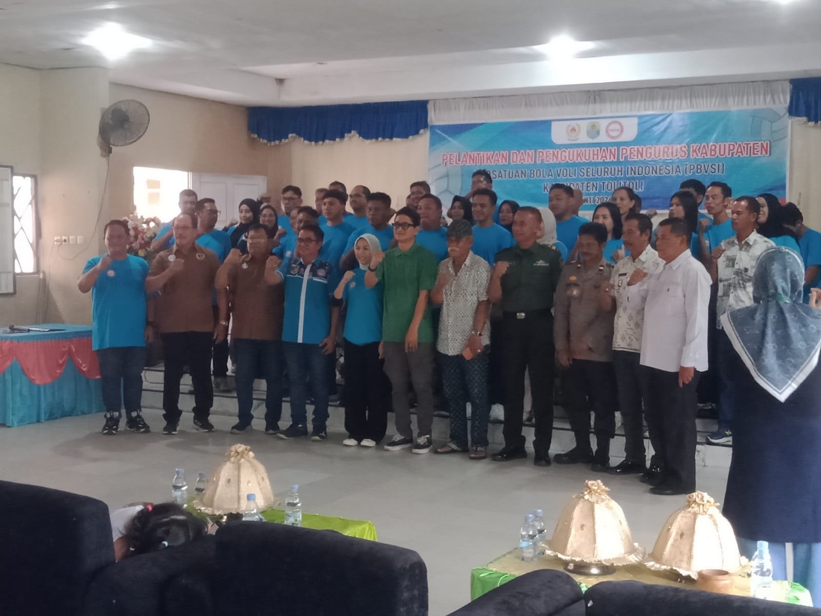 PBVSI TOLITOLI RESMI DIPIMPIN CAROLINE, WABUP TARGETKAN LAHIR ATLET BERPRESTASI NASIONAL